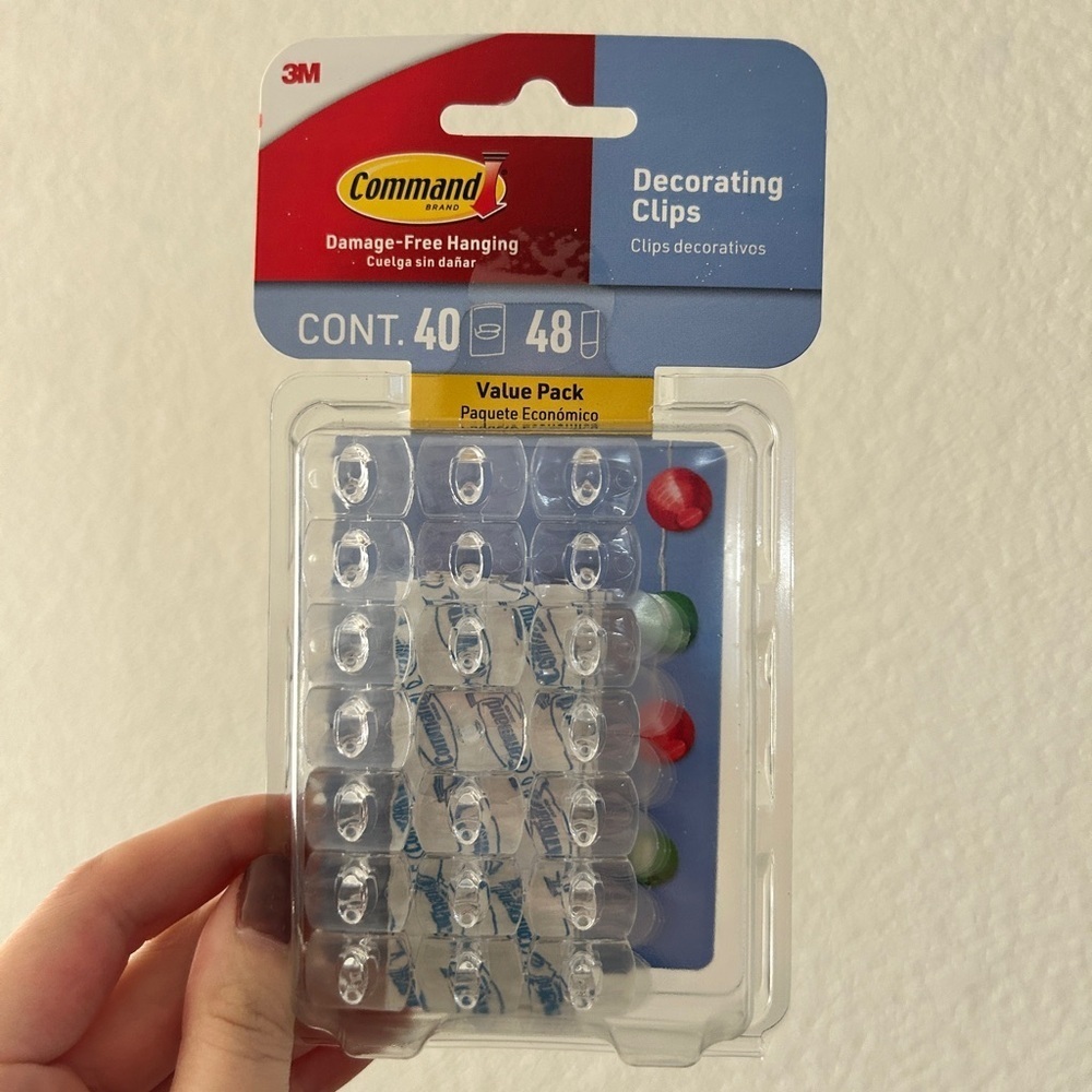 Command Mini Clear Hooks - Value Pack- NWT